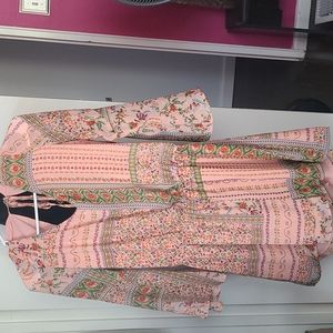 Floral Short Romper Bell Sleeves